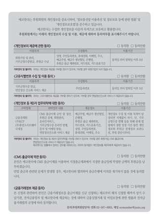 에코붓다는 후원회원의 개인정보를 중요시하며, ‘정보통신망 이용촉진 및 정보보호 등에 관한 법률’ 및
‘개인정보보호법’을 준수하고 있습니다.
에코붓다는 수집한 개인정보를 다음의 목적으로 보유하고 활용합니다.
후원회원께서는 아래의 개인정보의 수집 및 이용, 제공에 대하여 동의여부를 표시해주시기 바랍니다.
이용목적 수집항목 이용기간
회원가입 및 관리,
기부금영수증발급, 후원금 수납
성명, 주민등록번호, 휴대전화, 이메일, 주소,
예금주명, 예금주 생년월일, 은행명,
후원금 출금 계좌번호, 카드번호, 카드유효기간
동의일 부터 탈퇴일 이후 5년
거부권리 및 불이익 귀하는 개인정보 제공을 거부할 권리가 있으며, 거부할 경우 회원가입이 되지 않습니다.
이용목적 수집항목 이용기간
기부금영수증 발급,
연말정산 간소화 서비스 제공
주민등록번호 동의일 부터 탈퇴일 이후 5년
거부권리 및 불이익 귀하는 고유식별번호 제공을 거부할 권리가 있으며, 거부할 경우 연말정산간소화 서비스가 제공되지 않습니다.
수탁업체 위탁업무 내용 제공정보 이용기간
금융결제원
(주)KCP
(주)휴먼소프트웨어
국세청
CMS 출금이체 승인 및 정산,
후원금 결제, 회원관리,
온라인서비스,
기부금영수증 온라인 발행,
문자 및 이메일 발송,
연말정산간소화 서비스 제공
예금주명, 예금주 생년월일,
은행명,
후원금 출금 계좌번호,
카드번호, 카드유효기간,
성명, 주민등록번호,
휴대전화, 이메일, 주소
개인정보 수집 및 이용 목적이 달
성되면 지체없이 파기. 단, 기부
금영수증 발행 등을 위해 관계 법
령에서 정한 일정 기간 동안 개인
정보와 후원금 결제정보 보관(5
년, 후원 중단시부터)
거부권리 및 불이익 귀하는 개인정보 등 제3자 업무위탁을 거부할 권리가 있으며, 거부할 경우 회원가입, CMS 출금이체,
연말정산간소화 서비스가 제공되지 않습니다.
에코붓다는 법률에서 정하는 경우를 제외하고는 귀하의 동의없이 개인정보를 제3자에게 제공하지 않습니다.
본인은 에코붓다에 CMS 출금이체를 이용하여 지정출금계좌에서 지정한 출금일에 약정한 금액의 후원금을 납
부하겠습니다.
만일 출금과 관련된 문제가 발생할 경우, 에코붓다와 협의하여 출금은행에 이의를 제기하지 않을 것에 동의합
니다.
본 신청과 관련하여 본인은 금융거래정보를 출금이체를 신규 신청하는 때로부터 해지 신청할 때까지 상기 수
납기관, 전자금융업자 및 에코붓다에 제공하는 것에 대하여 금융실명거래 및 비밀보장에 관한 법률과 전자금
융거래법의 규정에 따라 동의합니다.
문의(후원회원담당자) 전화 02-587-8905, 메일 ecomember@junto.org
□ 동의함 □ 동의안함
□ 동의함 □ 동의안함
□ 동의함 □ 동의안함
□ 동의함 □ 동의안함
□ 동의함 □ 동의안함
 