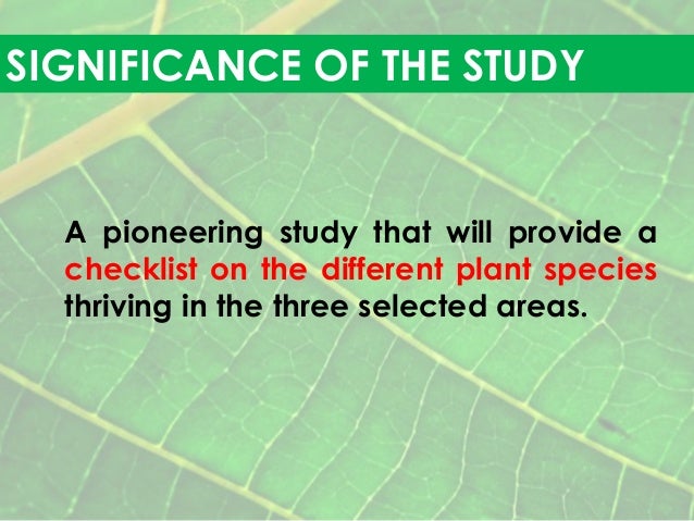 Ecology research proposal ideas image
