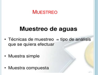 MUESTREO
 