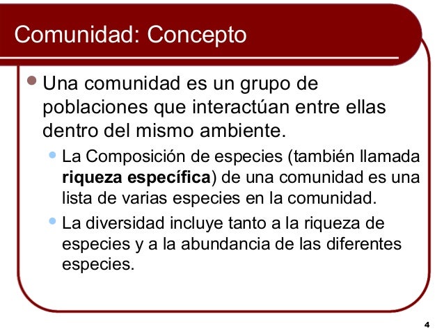 Ecología de comunidades y ecosistemas