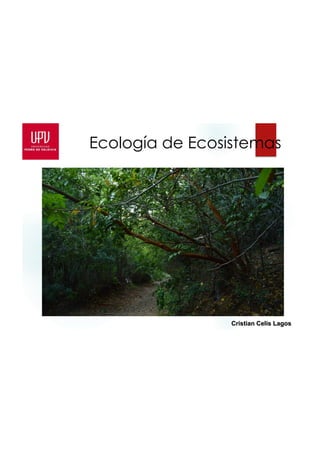 9/20/2015
1
Ecología de Ecosistemas
Cristian Celis Lagos
 