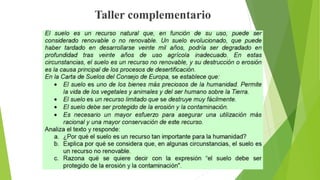 Taller complementario
 