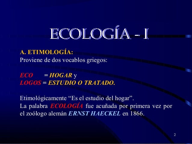 Ecología i