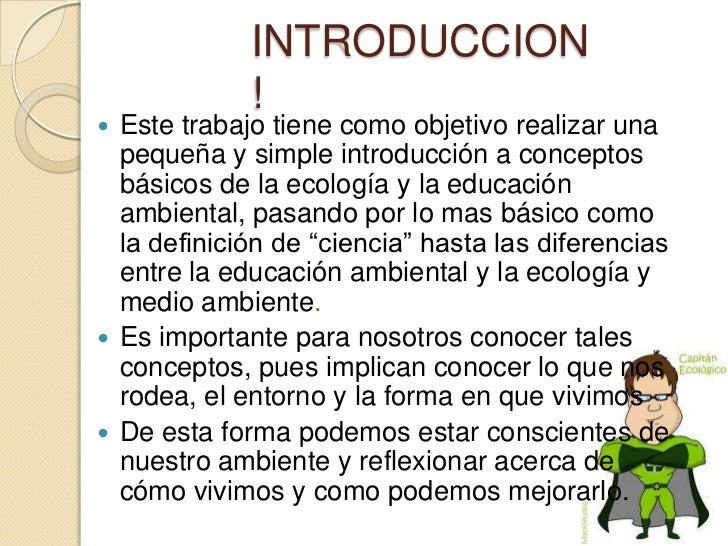 Ecologia y medio ambiente,