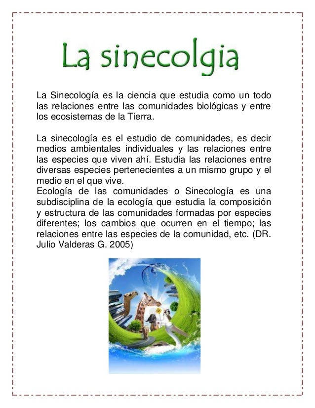 Principios Basicos de la Ecologia