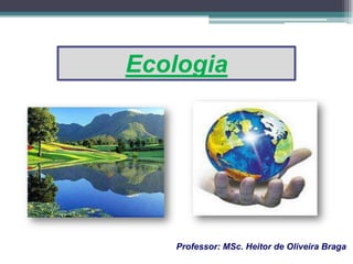 Ecologia
Professor: MSc. Heitor de Oliveira Braga
 