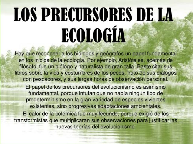 Ecologia