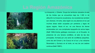 Ecologia del ecuador | PPTX