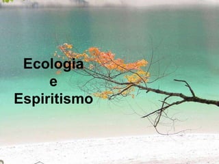 Ecologia e Espiritismo 