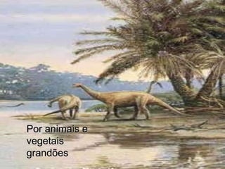 Por animais e vegetais  grandões 