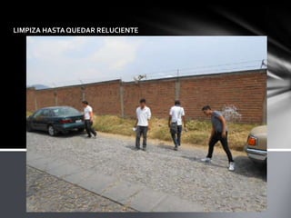 LIMPIZA HASTA QUEDAR RELUCIENTE
 