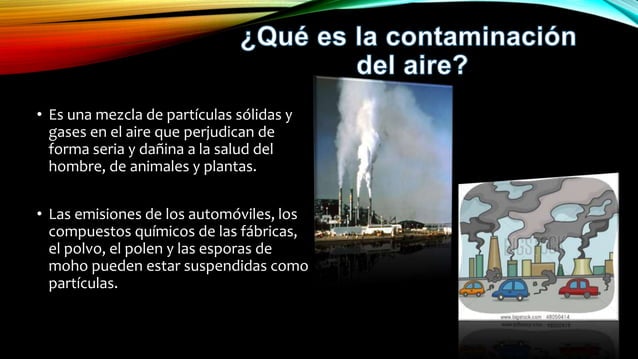 Power Point, Contaminación del aire. | PPT | Descarga Gratuita
