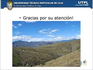 Gracias por su atención! 
