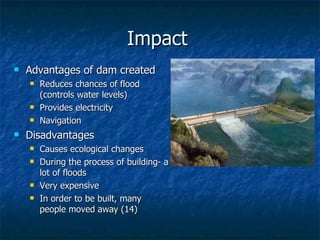 Ecological impacts of dams | PPT