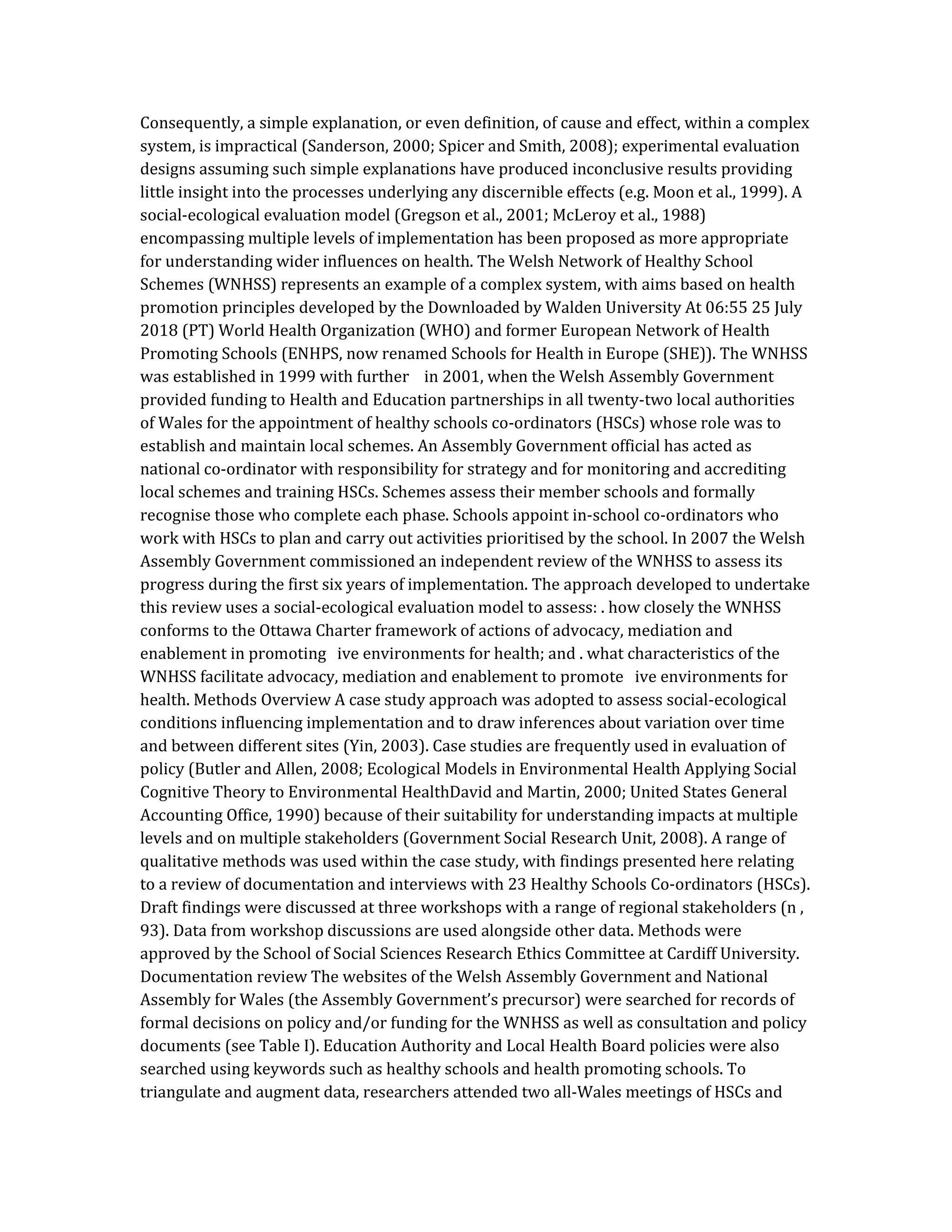 Social Conforms Ecological Models in Environmental Health Applying Social Cognitive ...