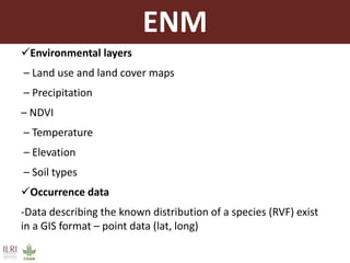 Using ecological niche modelling for mapping the risk of Rift Valley fever in Kenya