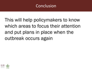 Using ecological niche modelling for mapping the risk of Rift Valley fever in Kenya