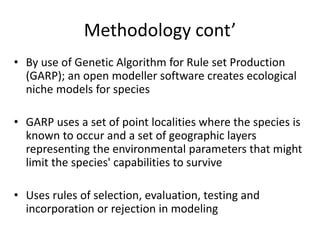 Applications of ecological niche modelling for mapping the risk of Rift Valley fever in Kenya