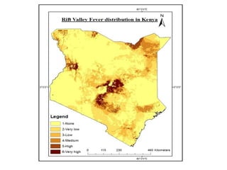 Applications of ecological niche modelling for mapping the risk of Rift Valley fever in Kenya