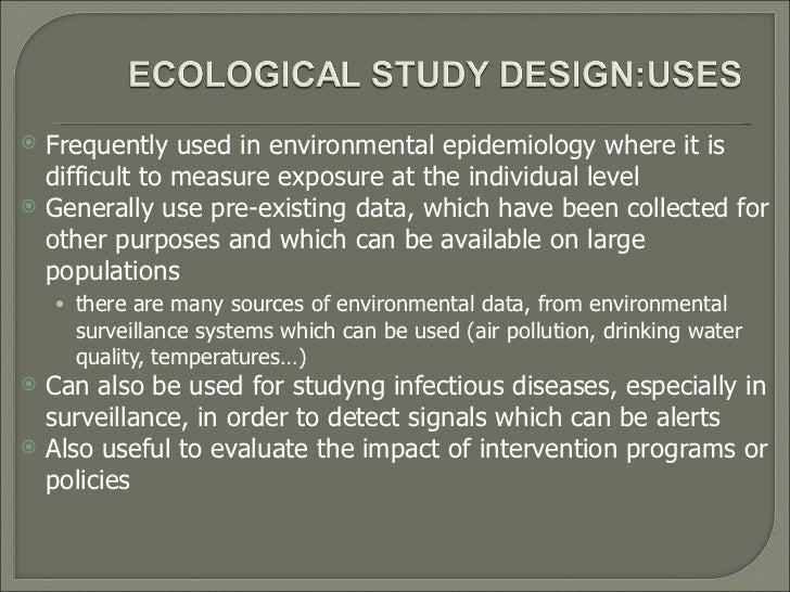 Ecological study