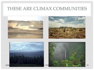 THESE ARE CLIMAX COMMUNITIES
6/5/03 M-DCC / PCB 2340C 19
 