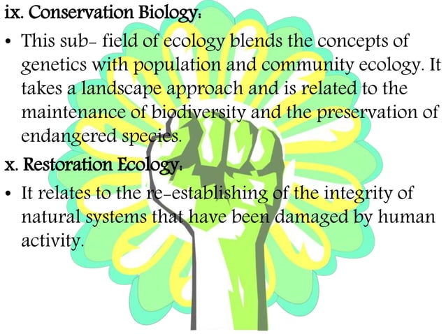 Ecology definition & scope | PPT