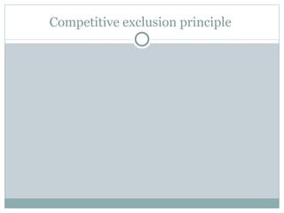 Competitive exclusion principle  