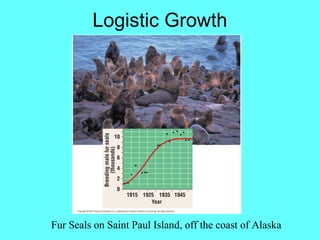 Logistic Growth




Fur Seals on Saint Paul Island, off the coast of Alaska
 