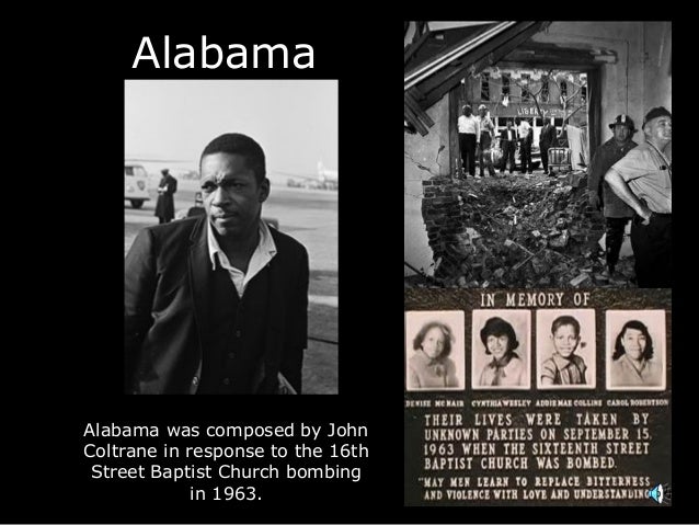 John Coltrane Alabama john coltrane alabama