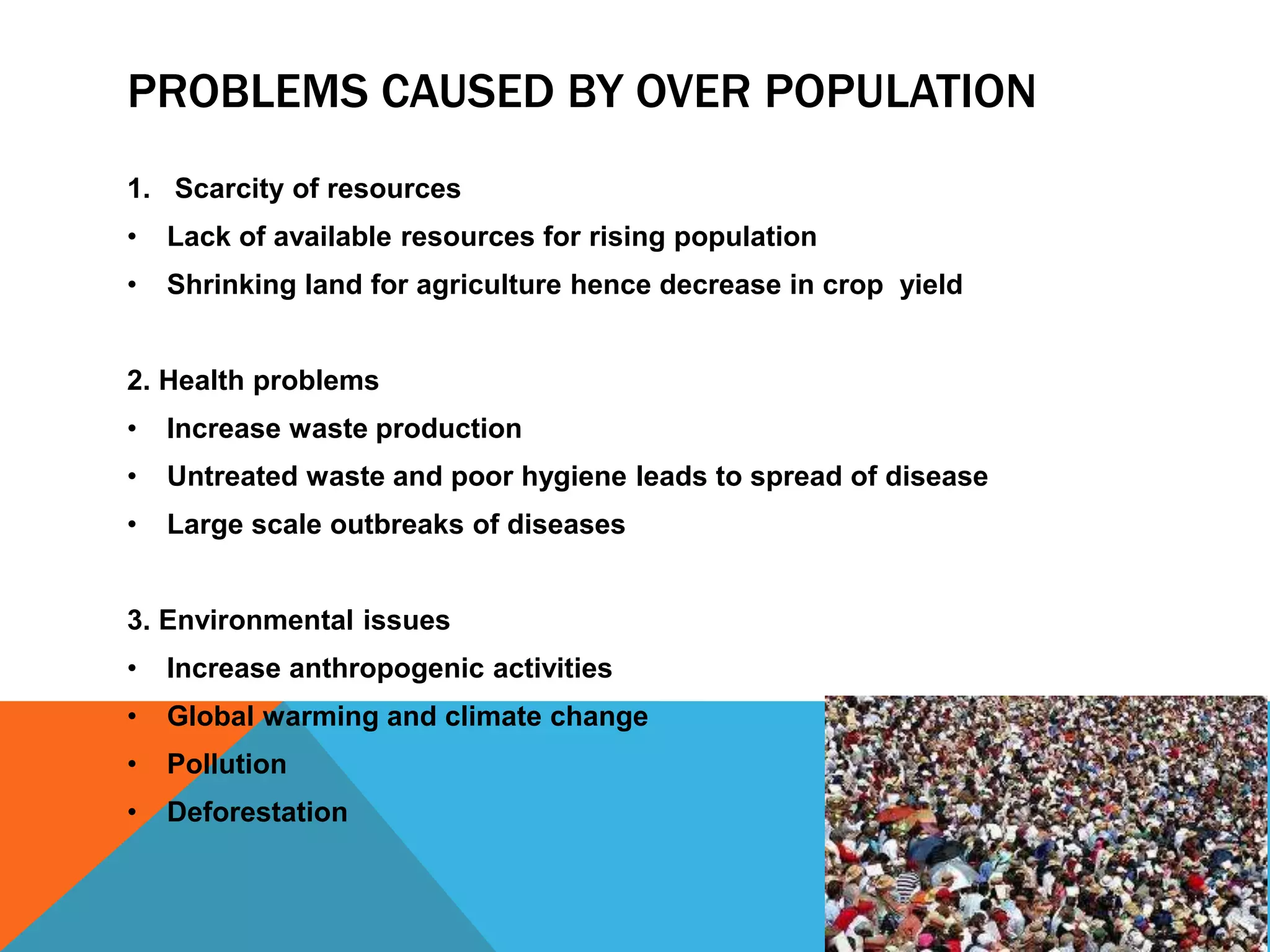 Excess growth of population | PPTX