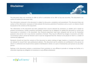 Ecolutions Presentation Short