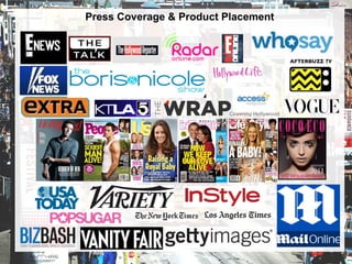 Press Coverage & Product Placement
 