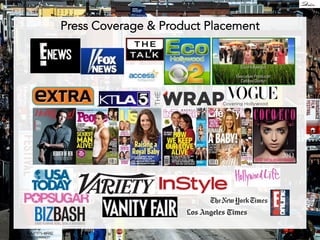 Press Coverage & Product Placement 
 