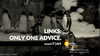 We make your web visible
where your customers are.
LINKS:
ONLY ONE ADVICE.
 