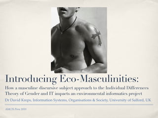 Eco-masculinities