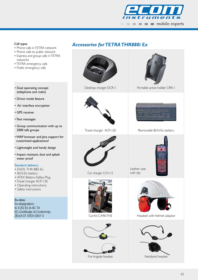 Ecom Instruments - Hazardous Area ATEX Phones, Laptops, Radios ...