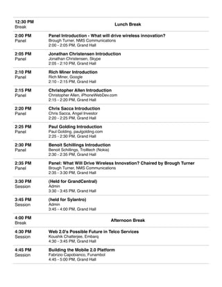 eComm 2008 Programme Guide