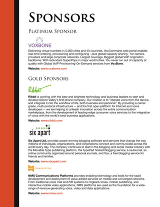 eComm 2008 Programme Guide