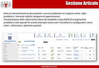 Scheda OrdineLa scheda di ordine riporta tutti i dettagli dell’acquisto effettuato con il sistema di pagamento usato. Nel caso di accesso al gataway di pagamento e’ sufficiente cliccare sul logo dell’operatore bancario