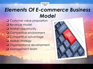 In practice, e-commerce and e-business are often used interchangeably.What Are The Key Drivers Of E-CommerceTechnological factor
