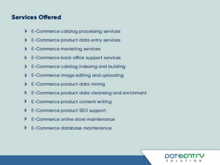 Ecommerce Services | PPTX