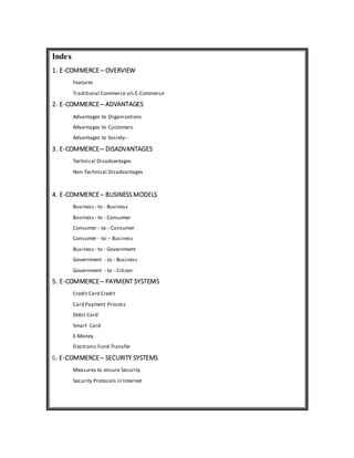 E commerce | DOCX
