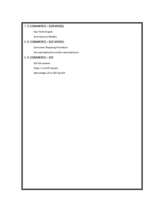 E commerce | DOCX