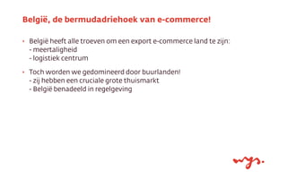 België, de bermuda driehoek van e-commerce