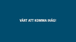 e-Commerce - det lönar sig att ha koll på statistiken