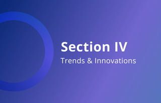 Section IV
Trends & Innovations
 