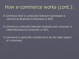 E Commerce System
