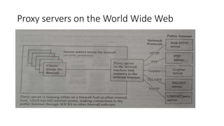 Proxy servers on the World Wide Web
 