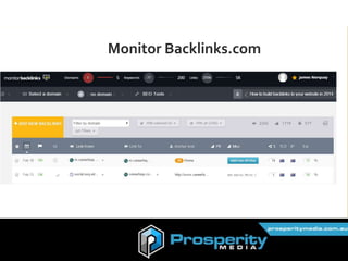 Monitor Backlinks.com
 