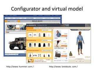 Virtual showroom & interactive cataloguehttp://www.jaguar.com/                                  http://www. decathlon. com / 
